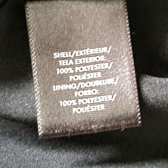 Ann Taylor Poppy Floral High Neck Criss Cross Back Midi Dress in Black - Picture 11 of 12